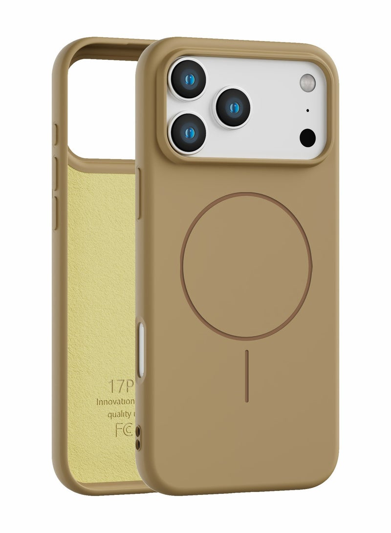 DUSALA Magnetic for iPhone 17 Pro Case [Compatible with MagSafe] [Soft Anti-Scratch Microfiber Lining],Premium Silicone Phone Case - Image 1