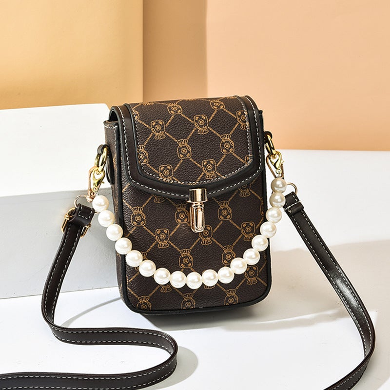 Mobile Phone Bag For Women 2022 Internet Celebrity Crossbody All-Match Vertical Mini Bag 7-Inch Change Phone Bag - Image 5