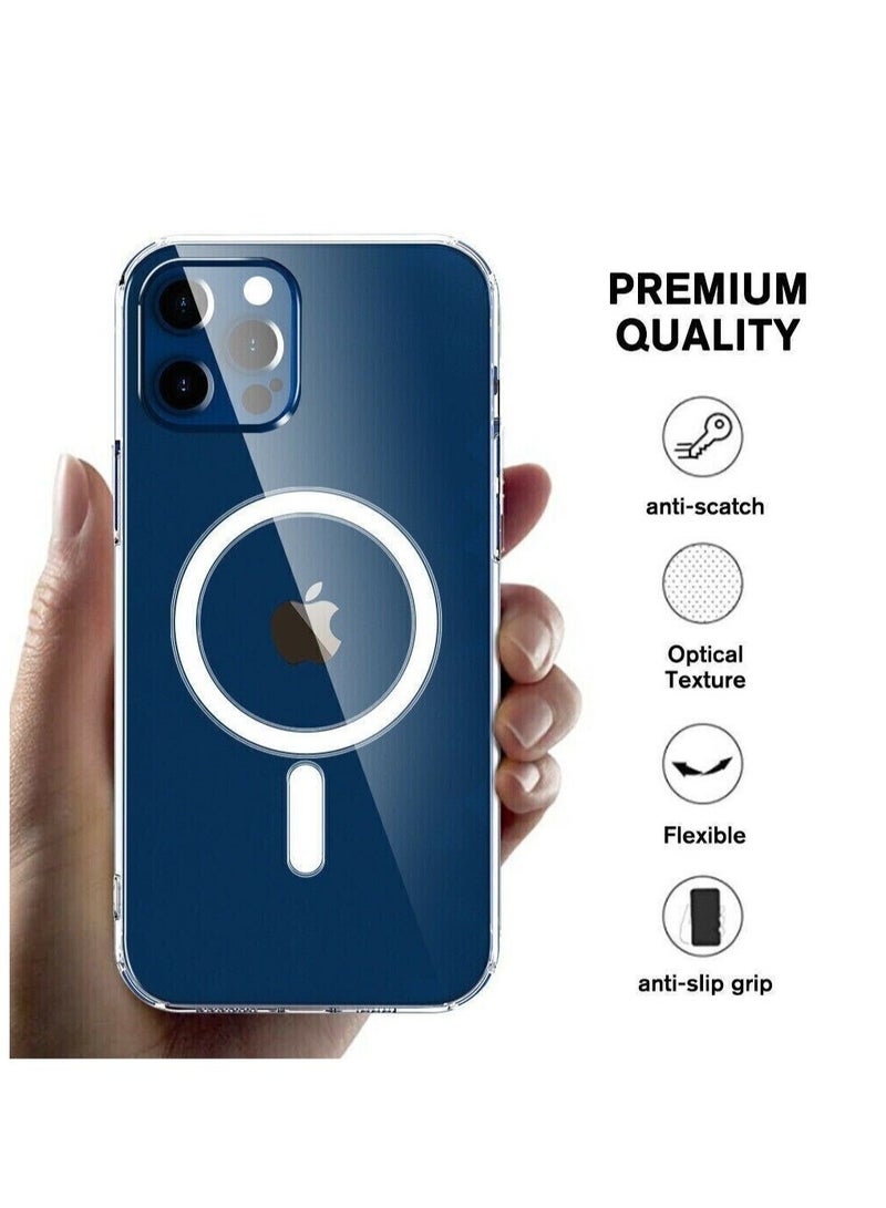 Magsafe Case + 2 Tempered Glass Screen Protector For iPhone 15 14 Plus Pro Max - Image 2