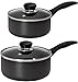 Utopia Kitchen Nonstick Saucepan Set - 1 Quart and 2 Quart - Glass Lid - Multipurpose Use for Home Kitchen or Restaurant - Image 2