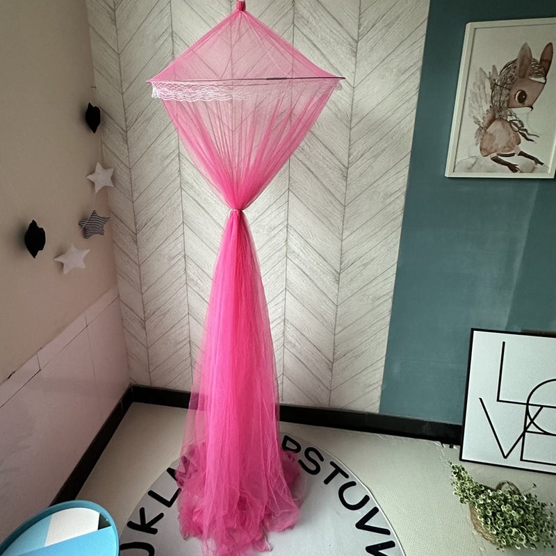 Window Canopy Simple Dome Mosquito Net Hanging Princess Tent Encrypted Folding Student Dormitory Tent - Image 1