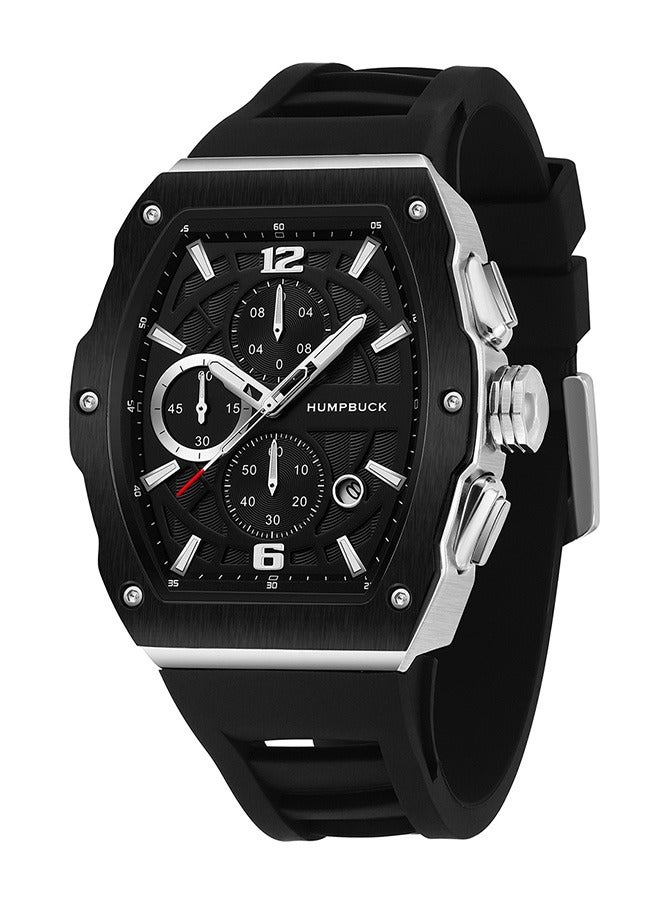 HUMPBUCK Men's Watch Large Dial Sports Watch Quartz Watch Waterproof Wristwatch for Active People with Anti-slip Strap and Large Dial  - Image 1