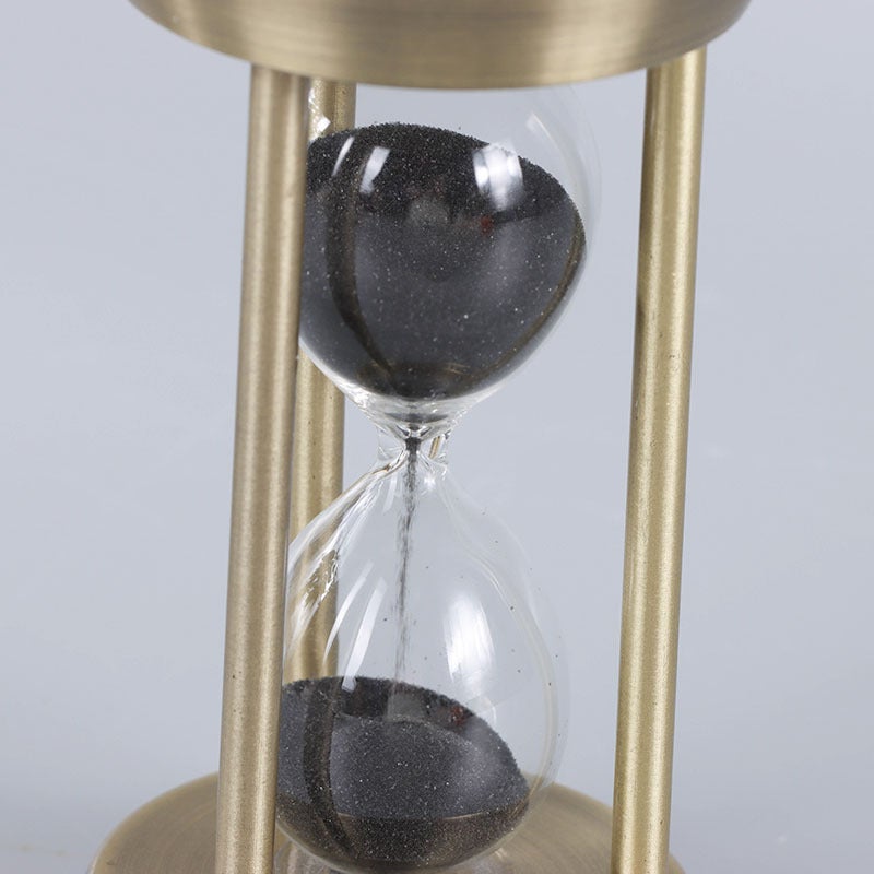 Supply Hourglass Hardware Hourglass Creative Furniture Ornaments Black And White Sand Classic Hourglass Timer - Image 5