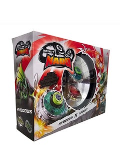 Infinity Nado Infinity Nado Split Series Hybodus & Knight Spinning Tops Set  - Image 2