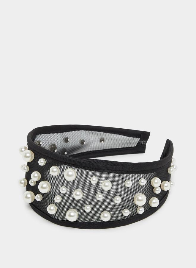 Styli Embellished Wide Headband - Image 1