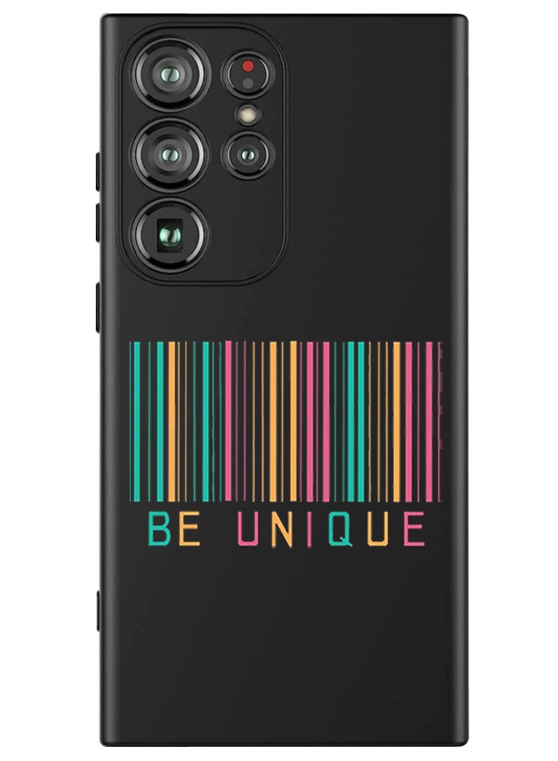 Theodor غطاء سليم واقي من السيليكون السائل مع حماية كاملة للجسم مضاد للخدش ومضاد للصدمات لهاتف سامسونج جالاكسي S24 ألترا (أسود) - Image 1