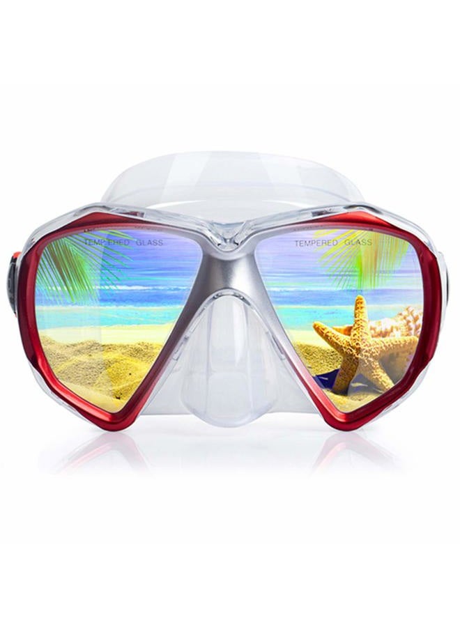 EXP VISION Snorkel Diving Mask, Panoramic HD Swim Mask, Anti-Fog Scuba Diving Goggles, Tempered Glass Dive Mask Adult Youth Silicone Skirt Swim Goggles with Nose Cover - Image 1