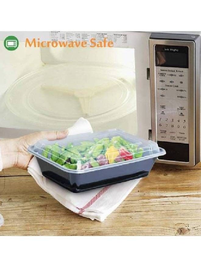 Generic Meal Prep Containers Plastic Storage Food Containers With Lids (24 pcs)  - Image 2