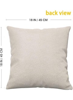 Bluejw Throw Pillow Covers Set Of 2 Decorative Love Print 18 X 18 Inches Throw Pillow Covers Newlywed Home Pillow Cushion Case For Sofa Couch Bed Home Outdoor Car  - Image 3