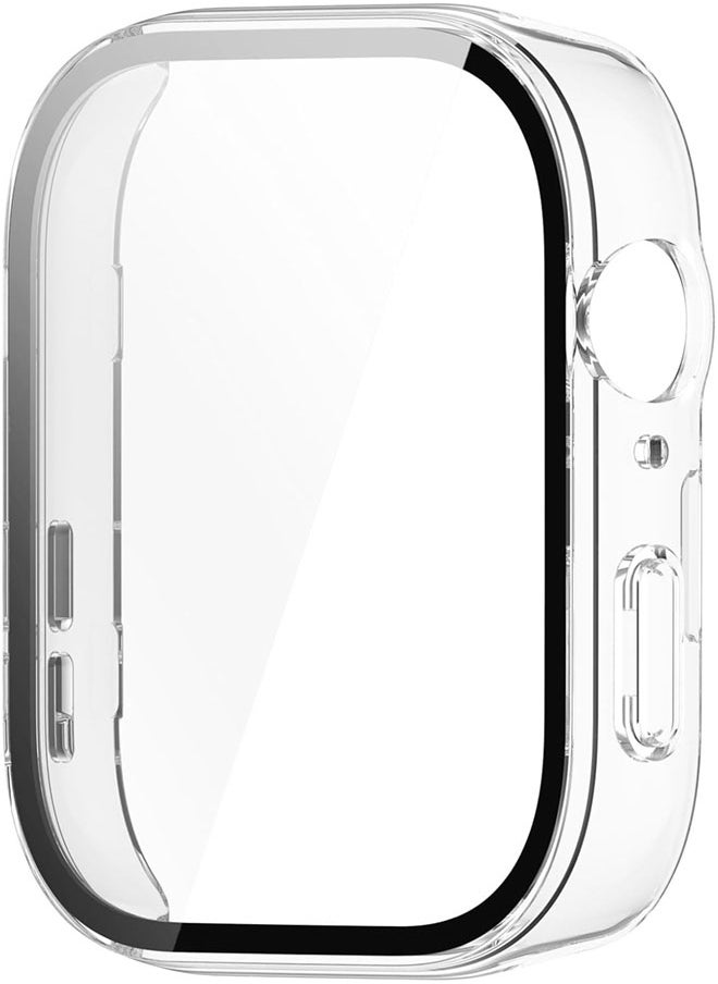 SJet - Huawei Watch Fit 3 Case Hard PC Case with Tempered Glass Screen Protectors Full Protective Cover(Clear) - Image 1