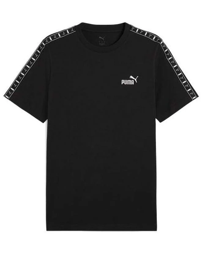PUMA puma black Essential Tape T-Shirt for Men | Best Price UAE