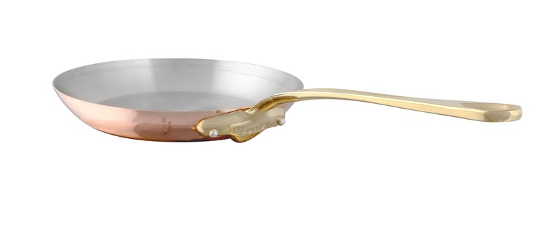 Mauviel Mauviel MHeritage 150 B 15mm Polished Copper  Stainless Steel Frying Pan With Brass Handles 79in Made in France 