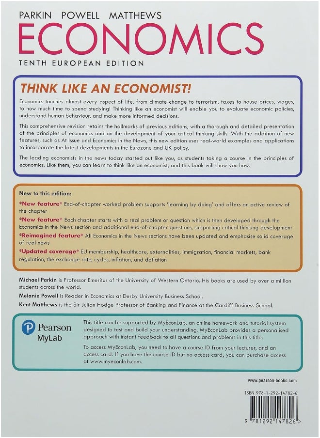 Economics + MyLab Economics with Pearson eText, Global Edition: European Edition  - Image 2