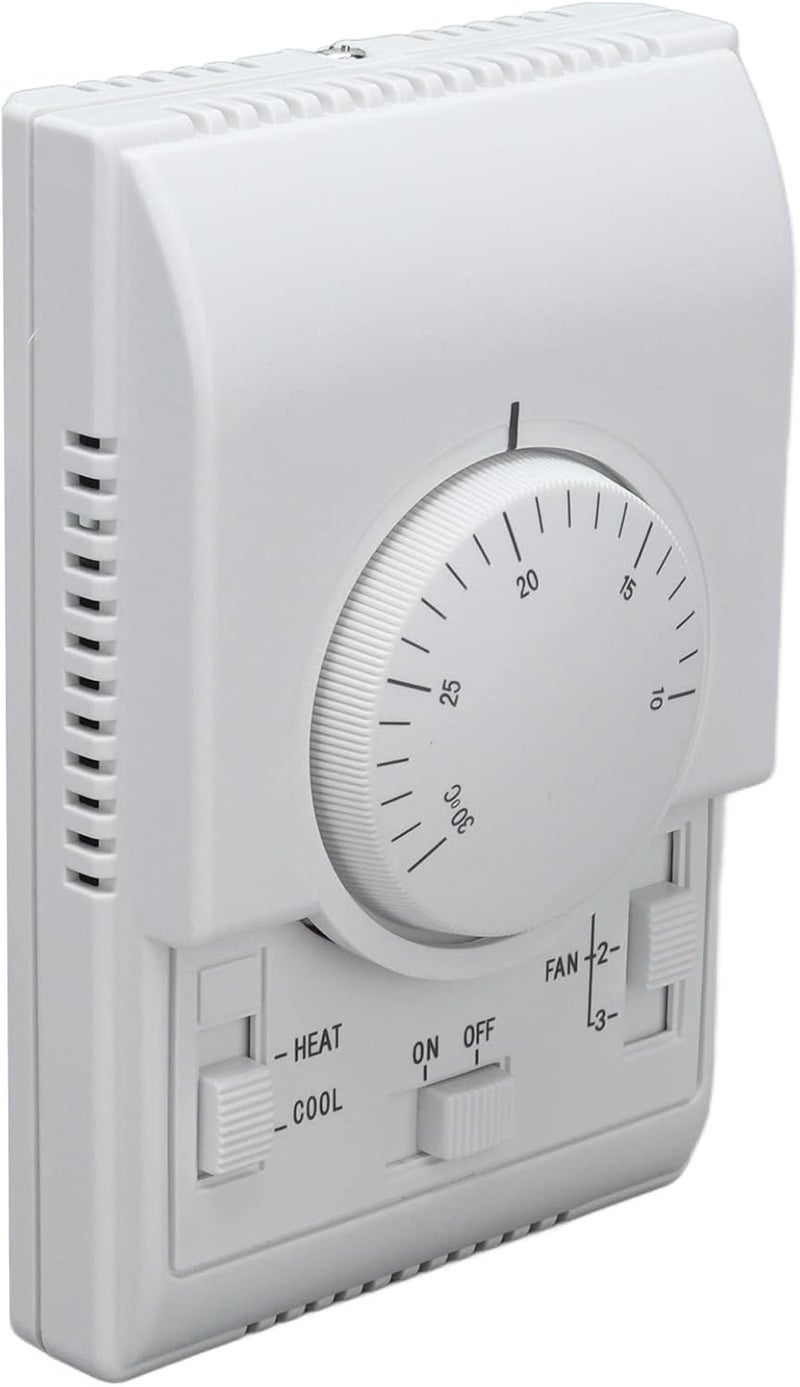 klarako Central Air Conditioning Thermostat, Mechanical Control Switch Designed for 2-Way Operation, Suitable for Use with Conditioners Operating - Image 1