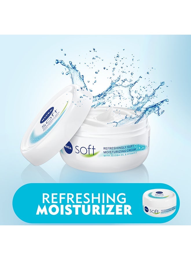 Nivea Soft Refreshing & Moisturizing Cream Jar - Image 2