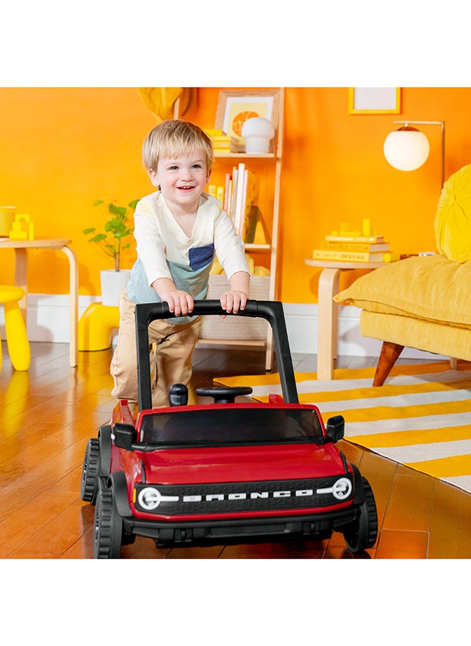 Bright Starts - Ford Bronco Ways to Play 4-in-1 Baby Activity Push Walker - Race Red - Image 1