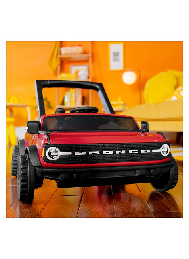 Bright Starts - Ford Bronco Ways to Play 4-in-1 Baby Activity Push Walker - Race Red - Image 1