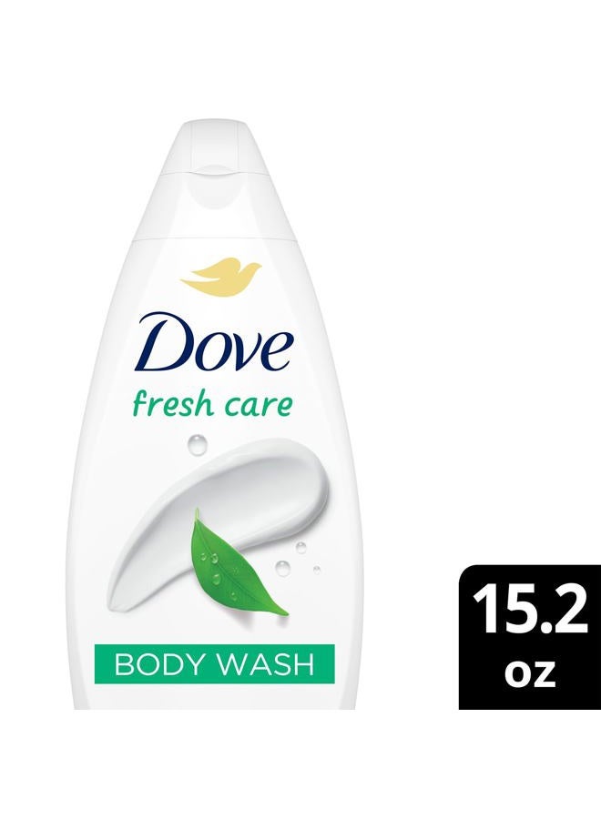 Dove go fresh Refreshing Body Wash Revitalizes and Refreshes Skin Cuber and Green Tea Effectively Washes Away Bacteria While Nourishing Your Skin 12 oz - Image 3