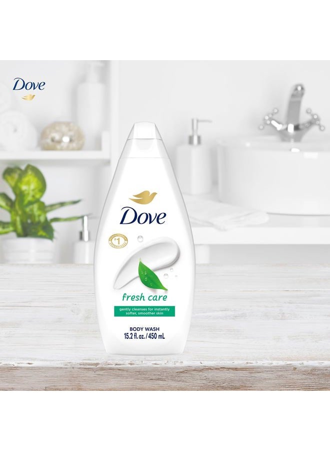 Dove go fresh Refreshing Body Wash Revitalizes and Refreshes Skin Cuber and Green Tea Effectively Washes Away Bacteria While Nourishing Your Skin 12 oz - Image 5