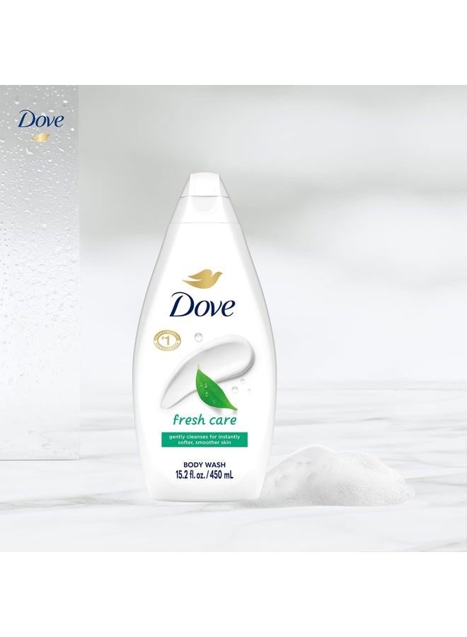 Dove go fresh Refreshing Body Wash Revitalizes and Refreshes Skin Cuber and Green Tea Effectively Washes Away Bacteria While Nourishing Your Skin 12 oz - Image 4