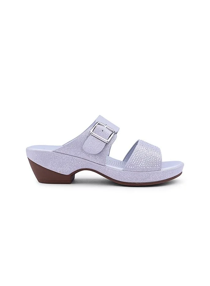 Crystal Embellished Slip-On Sandals