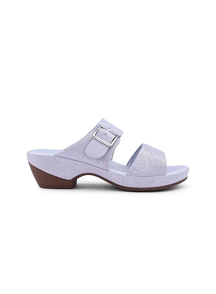 IconStyle Crystal Embellished Slip-On Sandals