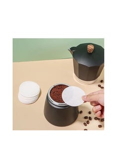 Spaceshoop Coffee Filters Disposable Round Paper Filter White for Home Office Use Pour Over and Drip Coffee Maker 100pcs  - Image 2