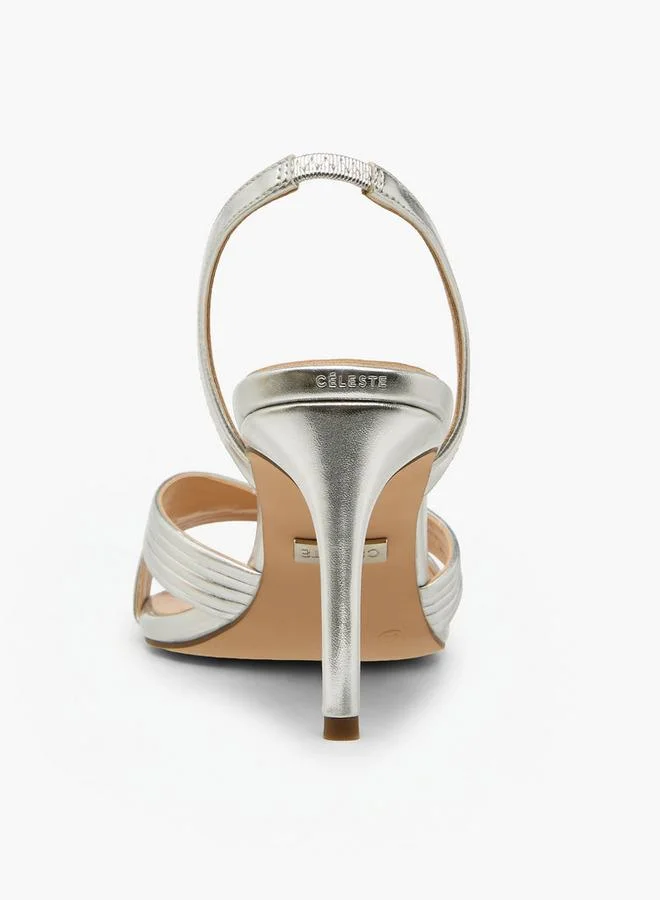 Celeste SILVER Sm-Ladiessandalsheel Sandalsheel Sandals for Women | Best Price UAE