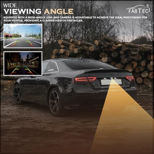 Carzex 8 LED Rear View Reverse Parking Camera Bumper Drill Type Reverse Parking Camera for All Cars - Image 3