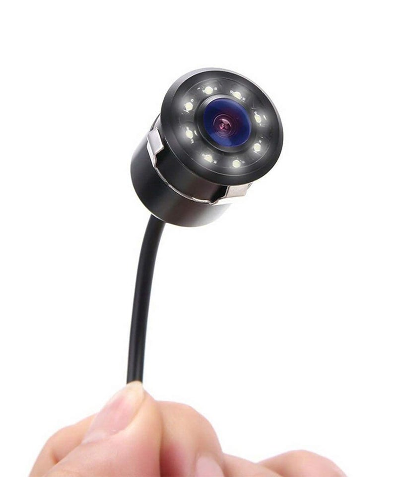 Carzex 8 LED Rear View Reverse Parking Camera Bumper Drill Type Reverse Parking Camera for All Cars - Image 1