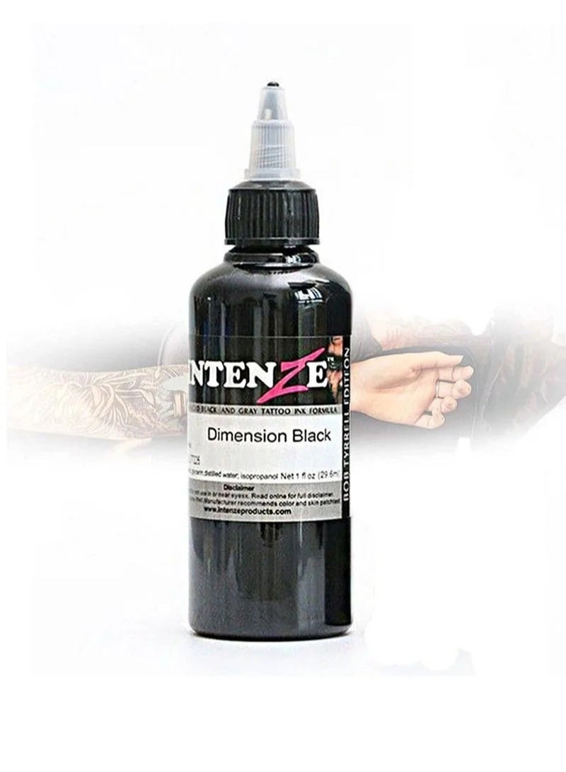 Intenze Tattoo Ink, Tattoo Equipment, Tattoo Pigment, Black Secant Fogging Pigment, Easy to Color Tattoo, Friendly Tattoo Color, Black 100ml - Image 1