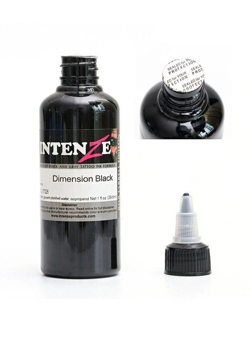 Intenze Tattoo Ink, Tattoo Equipment, Tattoo Pigment, Black Secant Fogging Pigment, Easy to Color Tattoo, Friendly Tattoo Color, Black 100ml - Image 2
