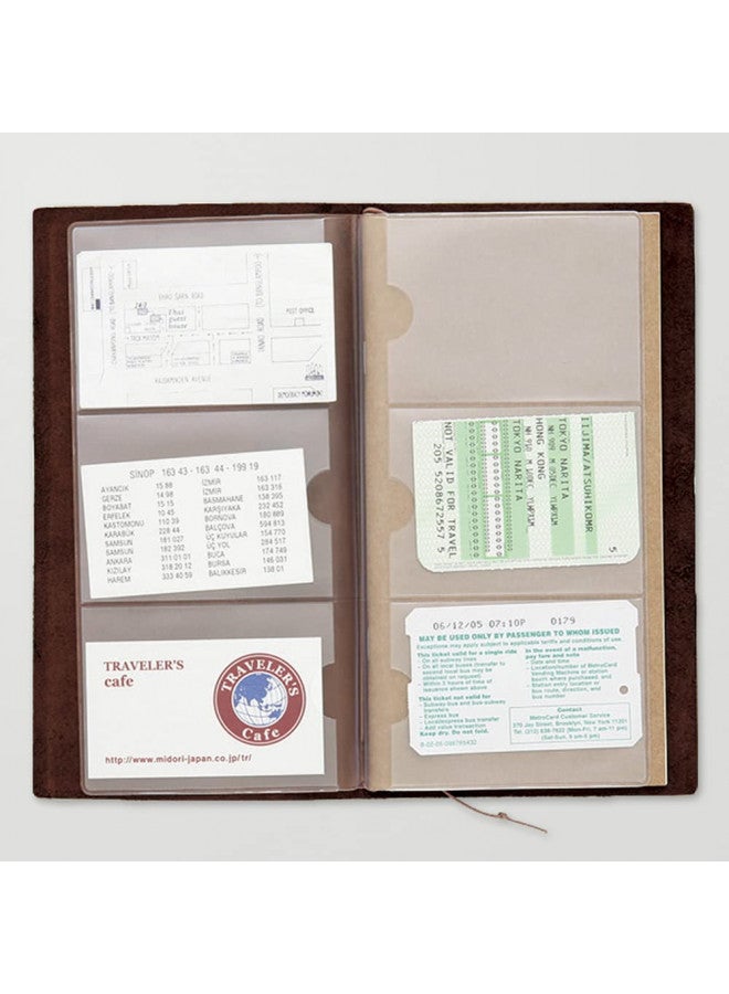 Midori Way Midori Traveler's Notebook Refill #7 Card Holder - Image 3