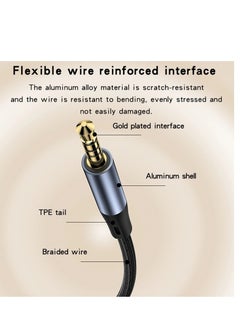 Yesido Yesido YAU43 3.5mm to 3.5mm AUX Audio Adapter Cable, Length: 1m YAU43  - Image 3