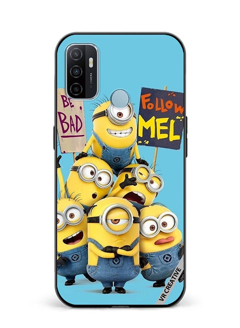 Protective Case Cover For Oppo A53 Be Bad Follow Mel Design Multicolour