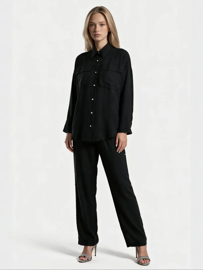 Jennyfer Linen Cotton Suit Set