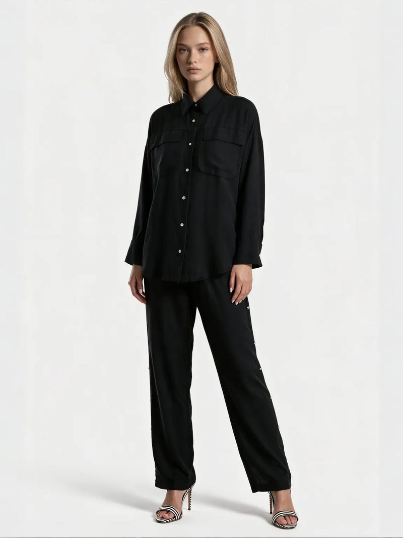 Jennyfer Linen Cotton Suit Set - Image 1