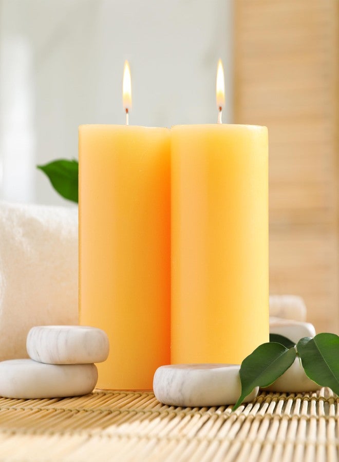 آيريس مجموعة شموع إيريس المعطرة (قطعتان) برائحة سوربيه المانجو - شموع عطرية فاخرة للديكور المنزلي، والاسترخاء، وأجواء المنتجعات الصحية، هدية مثالية، احتراق يدوم طويلاً - Image 1