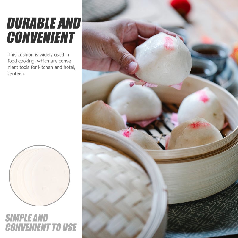 400Pcs Paper Steamer Liners Kitchen Steamer Paper Anti-skid Steamer Liner Steamer Paper Mat - Image 5