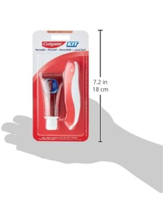 Colgate طقم السفر مع معجون الأسنان 20 مل + فرشاة أسنان قابلة للطي - Image 4