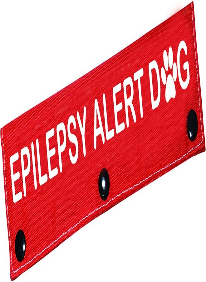 BLUPARK Emergency Medical Dog Leash Sleeve Epilepsy Alert Dog Dog Leash Hanging Medical Alert ID Patch Tag(Epilepsy Alert-Sleeve - Image 1