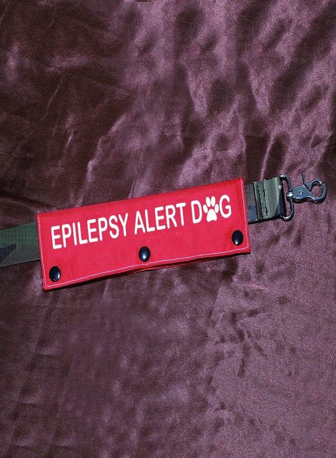 BLUPARK Emergency Medical Dog Leash Sleeve Epilepsy Alert Dog Dog Leash Hanging Medical Alert ID Patch Tag(Epilepsy Alert-Sleeve - Image 3