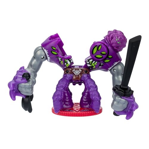 AKEDO Legends of Akedo Ninja Bosses, Web Weaver, 3" Tall Battling Action Figure with 360˚ Blade Defense & Attack Spin Action, Double Defense Armor That Pops Off When Struck, 4 Ninja Bosses to Collect - Image 2