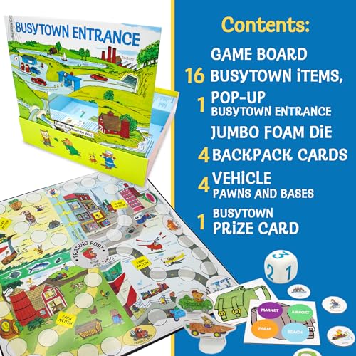 Briarpatch, Richard Scarry's Busy Day Game, Based on Early Reader Books for Preschool, Kindergarten and 1st Grade - Image 4