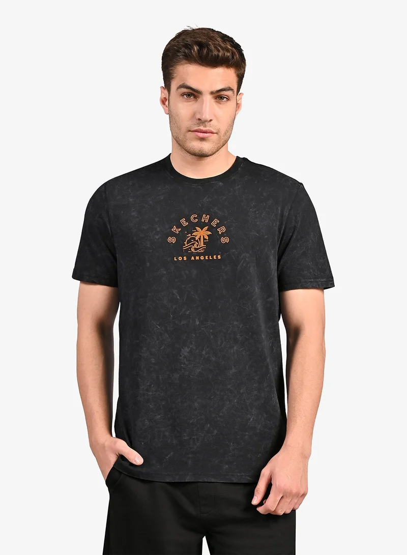 Acid Wash Graphic T-Shirt