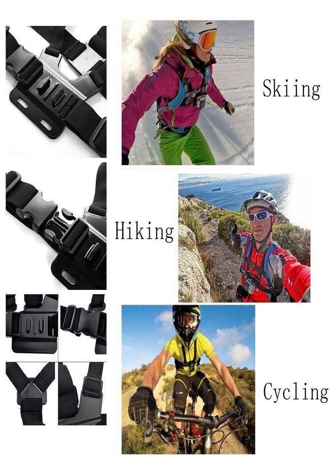 في في هوي حزام صدر قابل للتعديل من VVHOOY لكاميرات GoPro Hero 6/5 Black وHero 4 Session وAKASO EK7000 وAPEMAN وFITFORT وODRVM وCampark Action Camera Accessories - Image 4