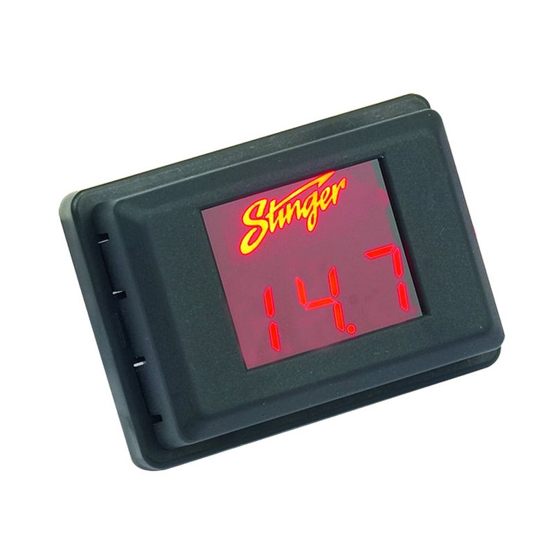 Stinger SVMR Voltage Gauge - Red Display - Image 2