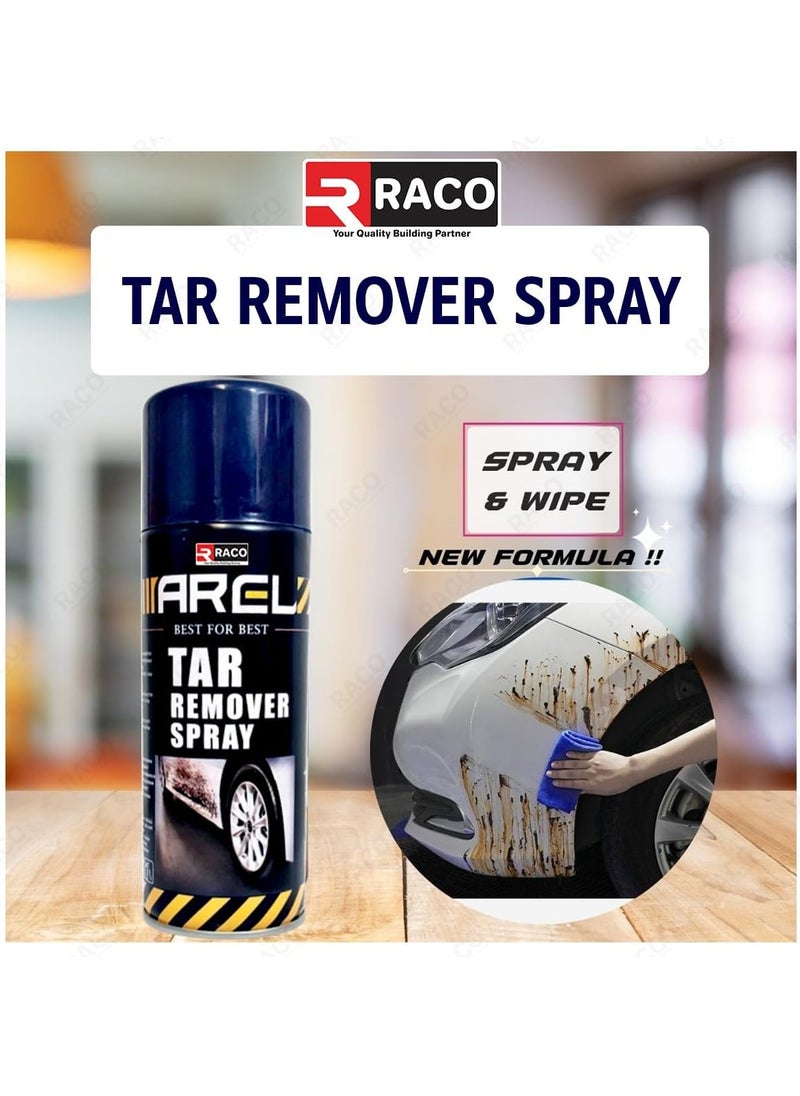 RACO RACO Arel Tar Remover Spray, Powerful Stain and Residue Cleaner for Cars, Asphalt, Driveways, and Outdoor Surfaces | Removes Tar, Grease, Glue,Bitumen, Oil, and Other Stubborn Marks, 450ml  - Image 3