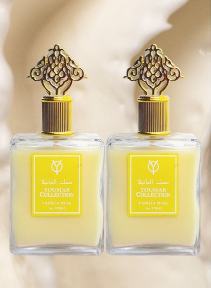 يومار 2 قطع عطر مسك الفانيلا يومار 100 مل - Image 1