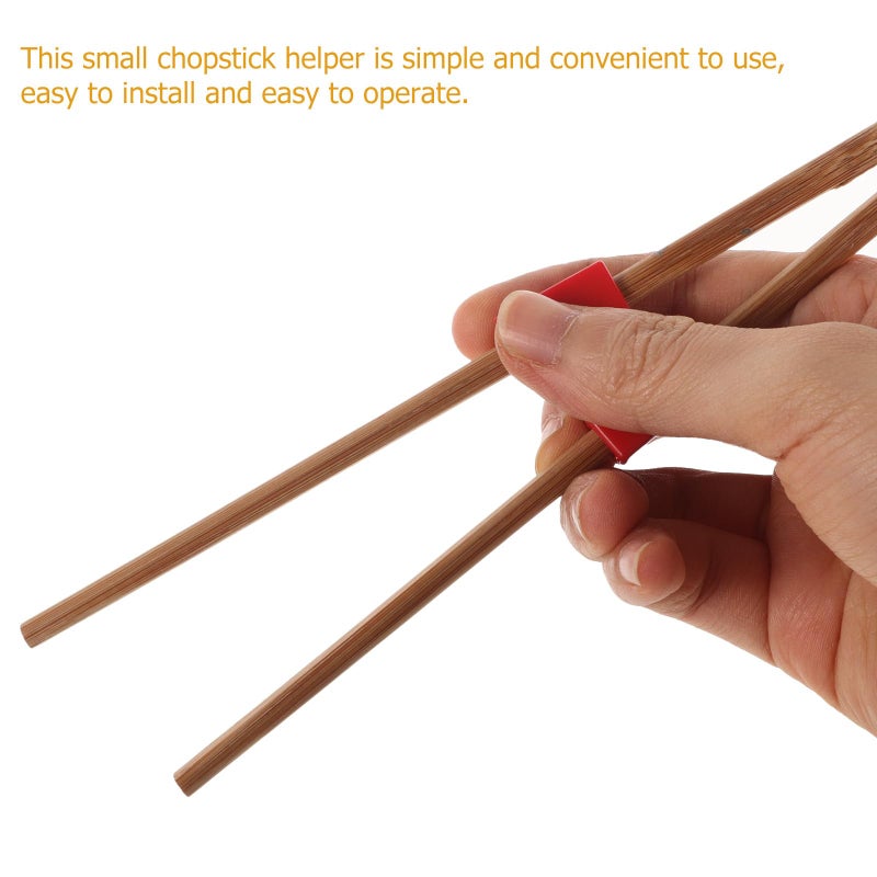 Reusable Chopstick Training Helpers Set with Non Slip Hinged Clips 6 Colors for Adults and Beginners - Image 4